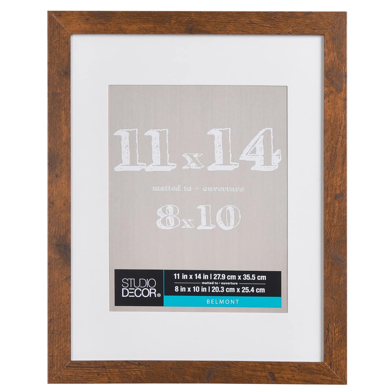 8 Pack: Honey Belmont Frame with Mat by Studio Décor®